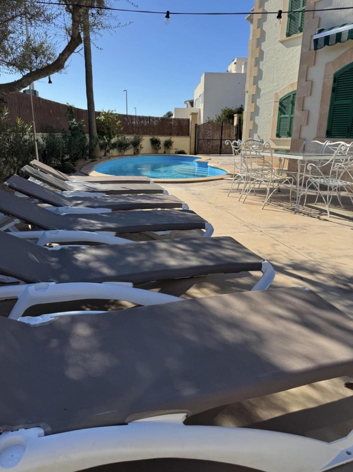 Mallorca Finca Haus Mit Pool Direkt Am Meer Es Trenc, Bootstour Moeglich Sa Ràpita Exterior foto