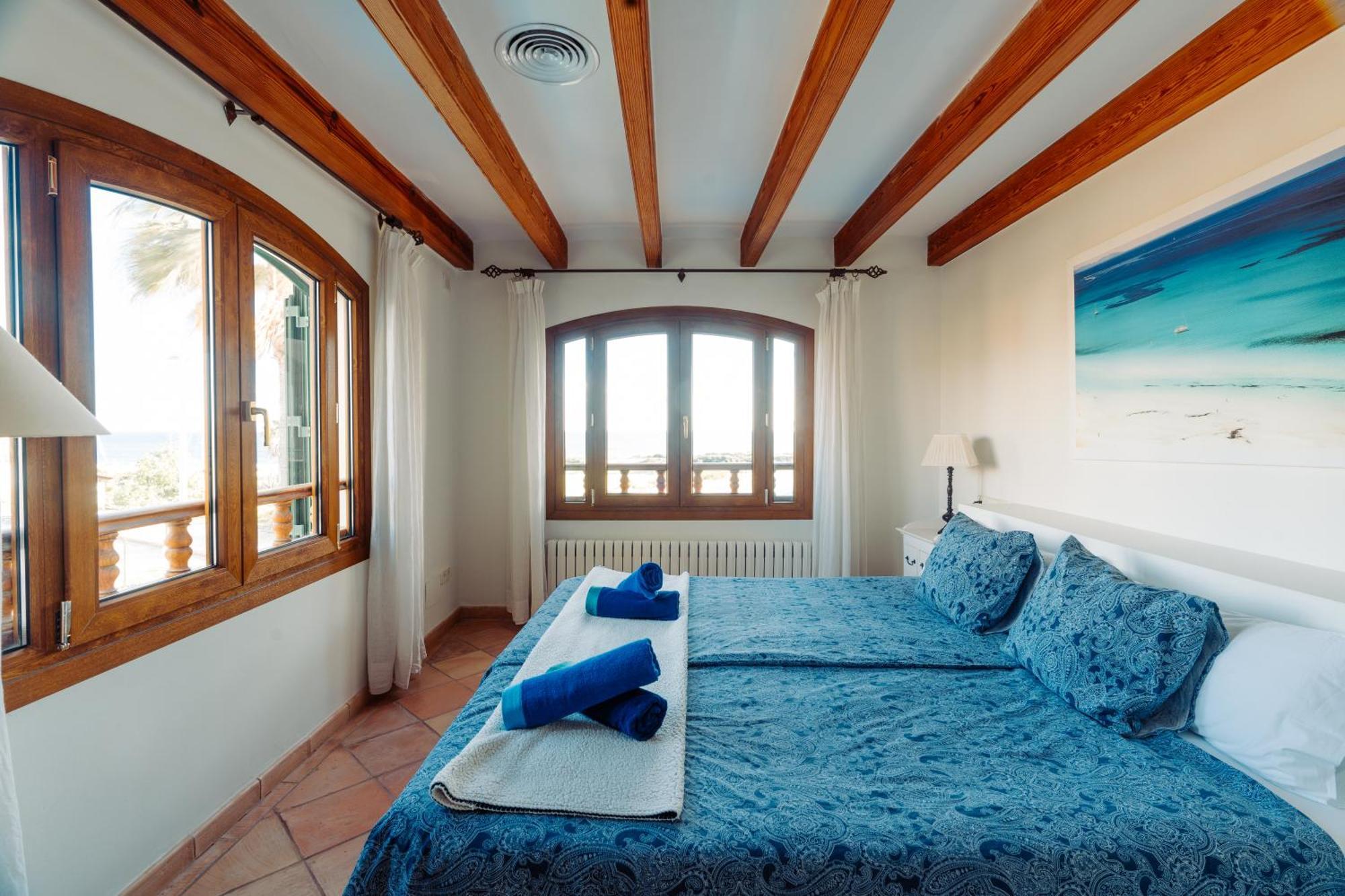 Mallorca Finca Haus Mit Pool Direkt Am Meer Es Trenc, Bootstour Moeglich Sa Ràpita Exterior foto