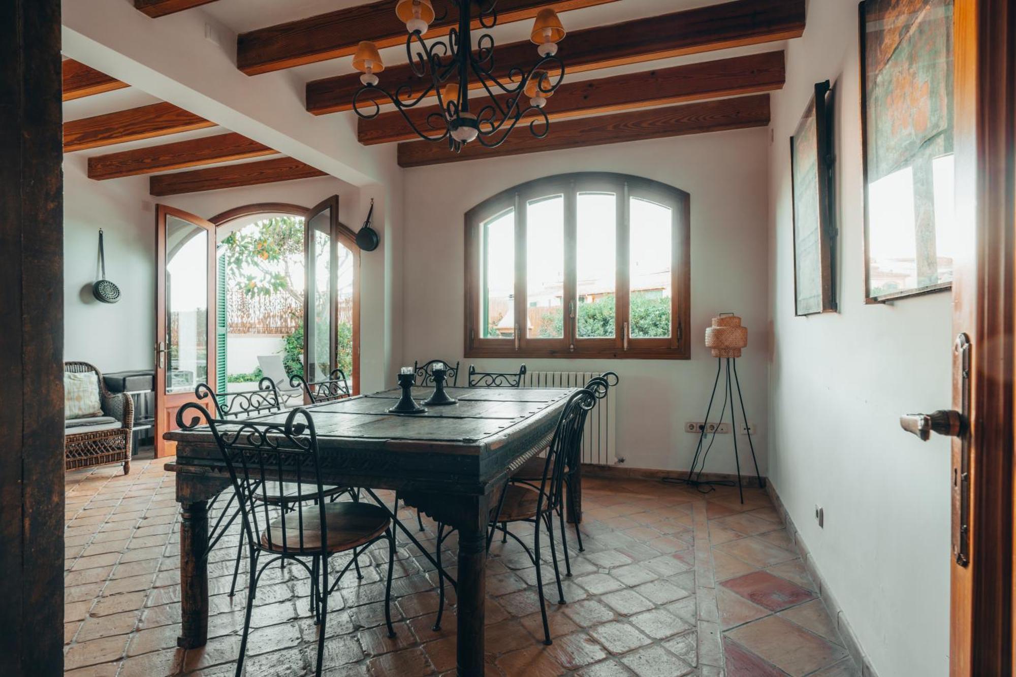 Mallorca Finca Haus Mit Pool Direkt Am Meer Es Trenc, Bootstour Moeglich Sa Ràpita Exterior foto